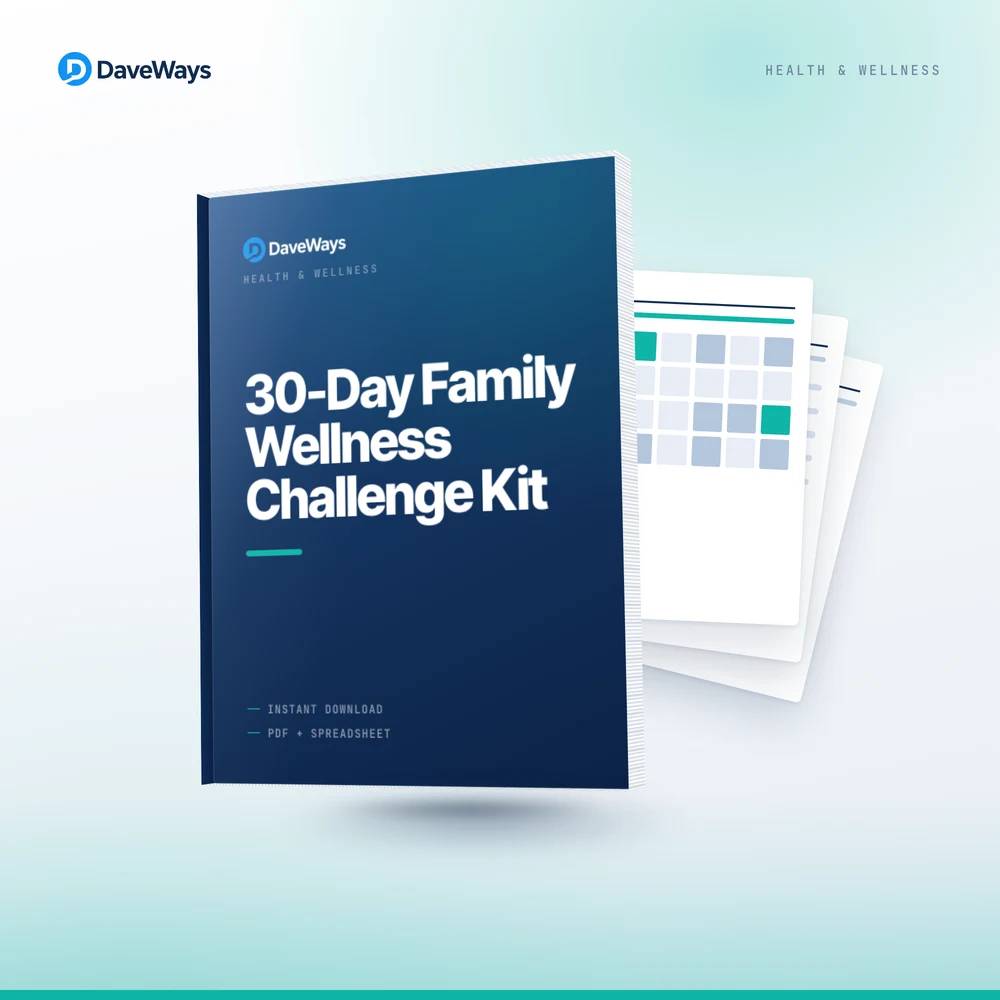 30-Day Family Wellness Challenge Kit cover, DaveWays