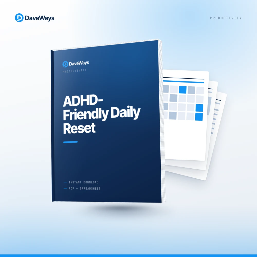 ADHD-Friendly Daily Reset product preview