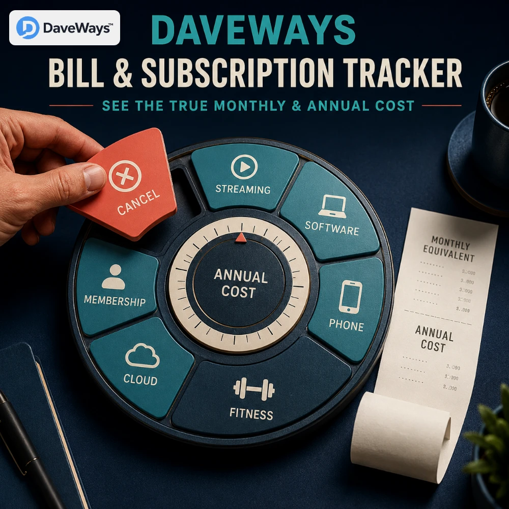 Bill & Subscription Tracker product preview