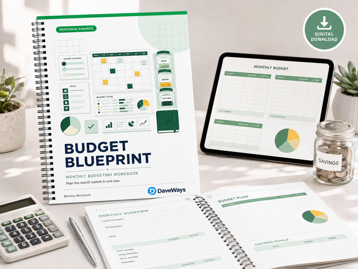 Budget Blueprint product preview