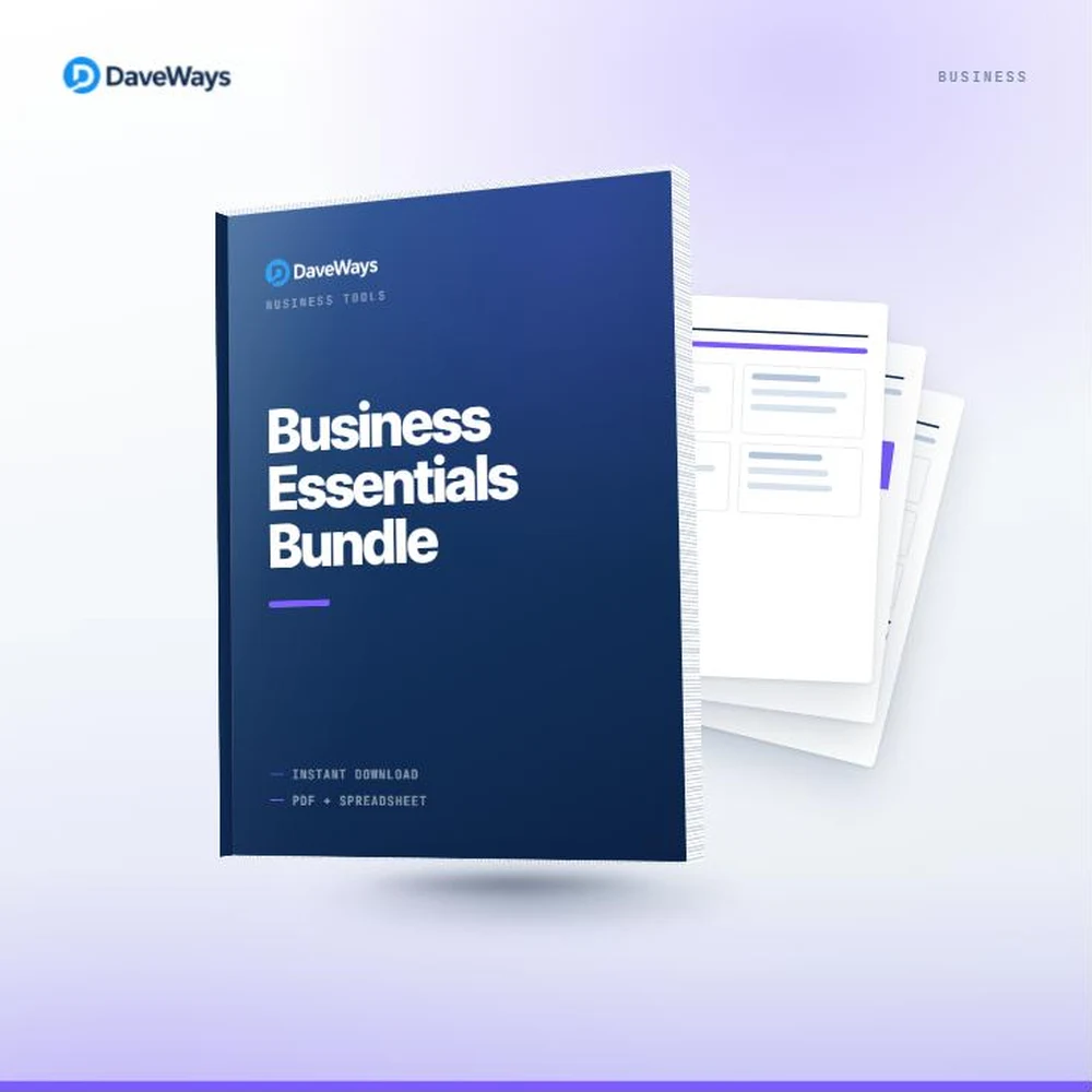 Business Essentials Bundle product screenshot and cover preview