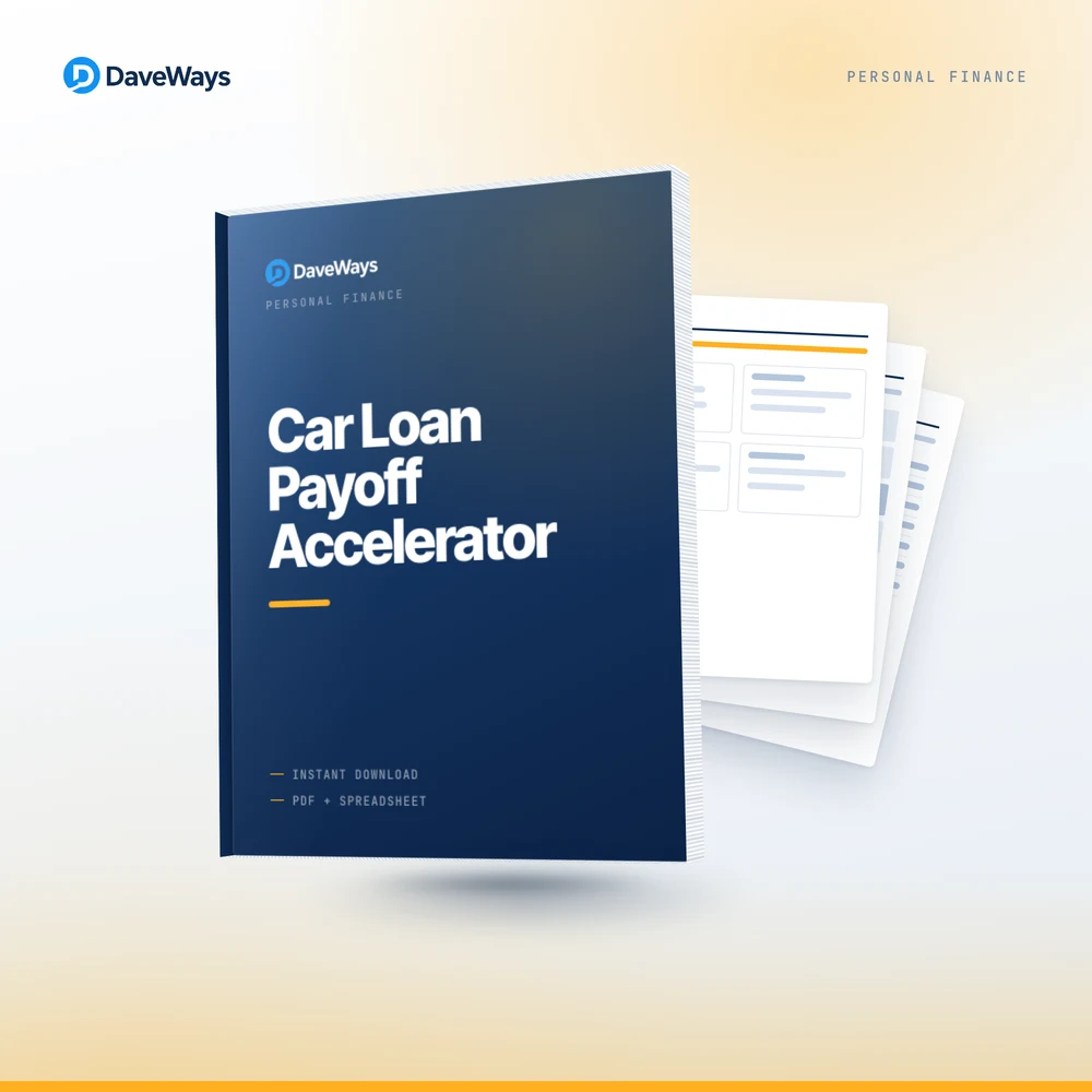 Car Loan Payoff Accelerator cover, DaveWays