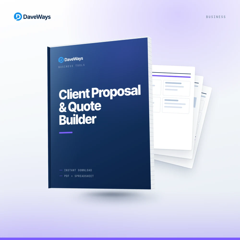 Client Proposal & Quote Builder product preview
