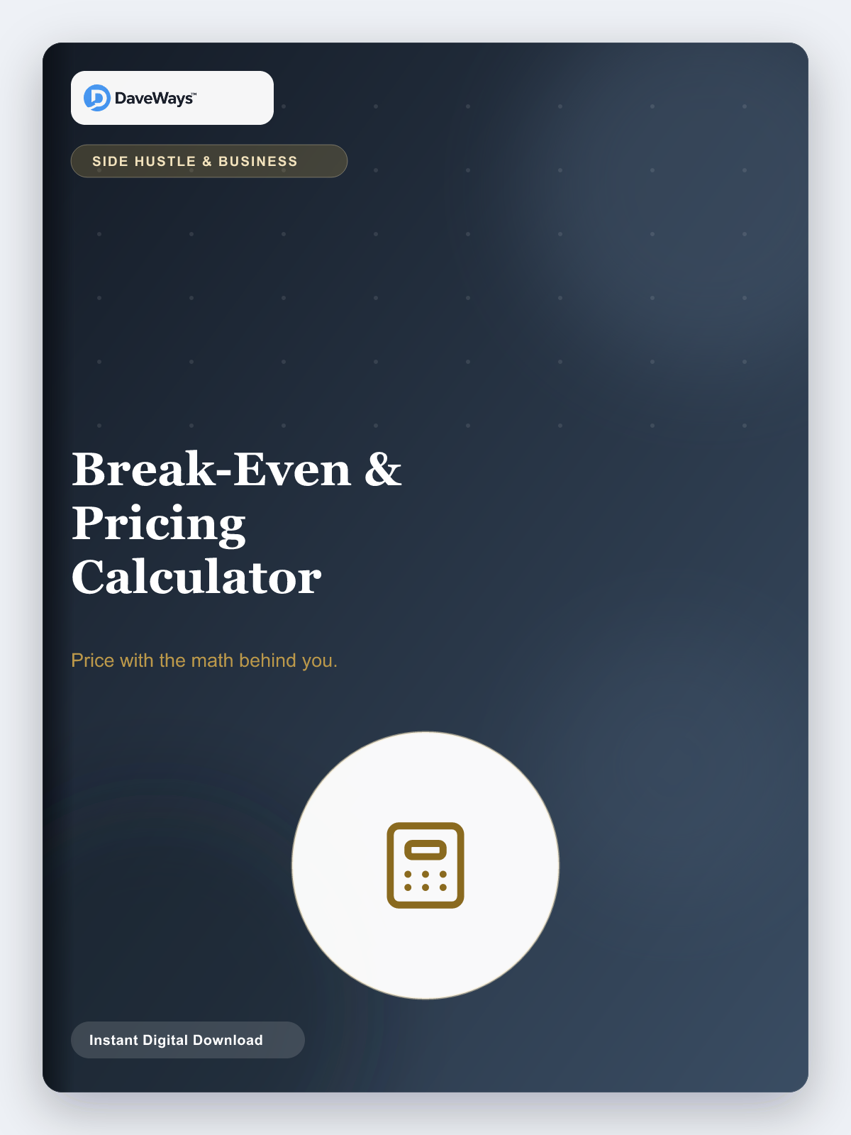 Break-Even & Pricing Calculator product cover