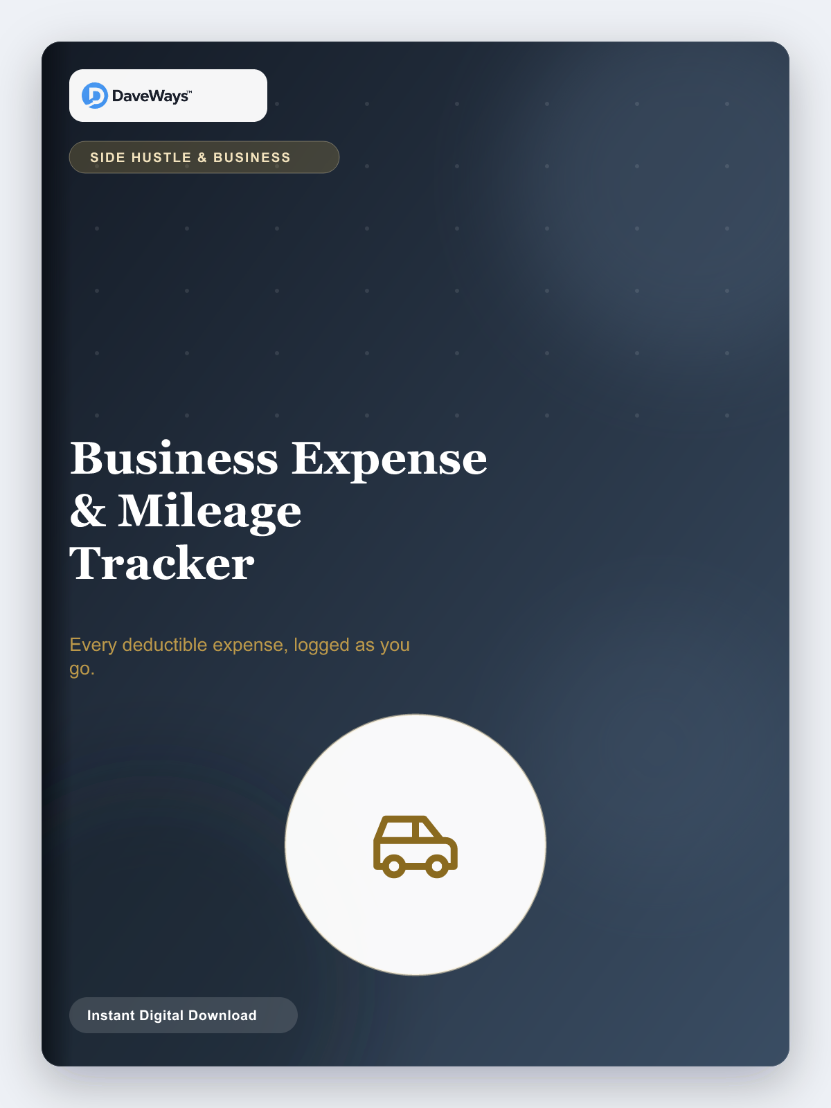 Business Expense & Mileage Tracker product cover