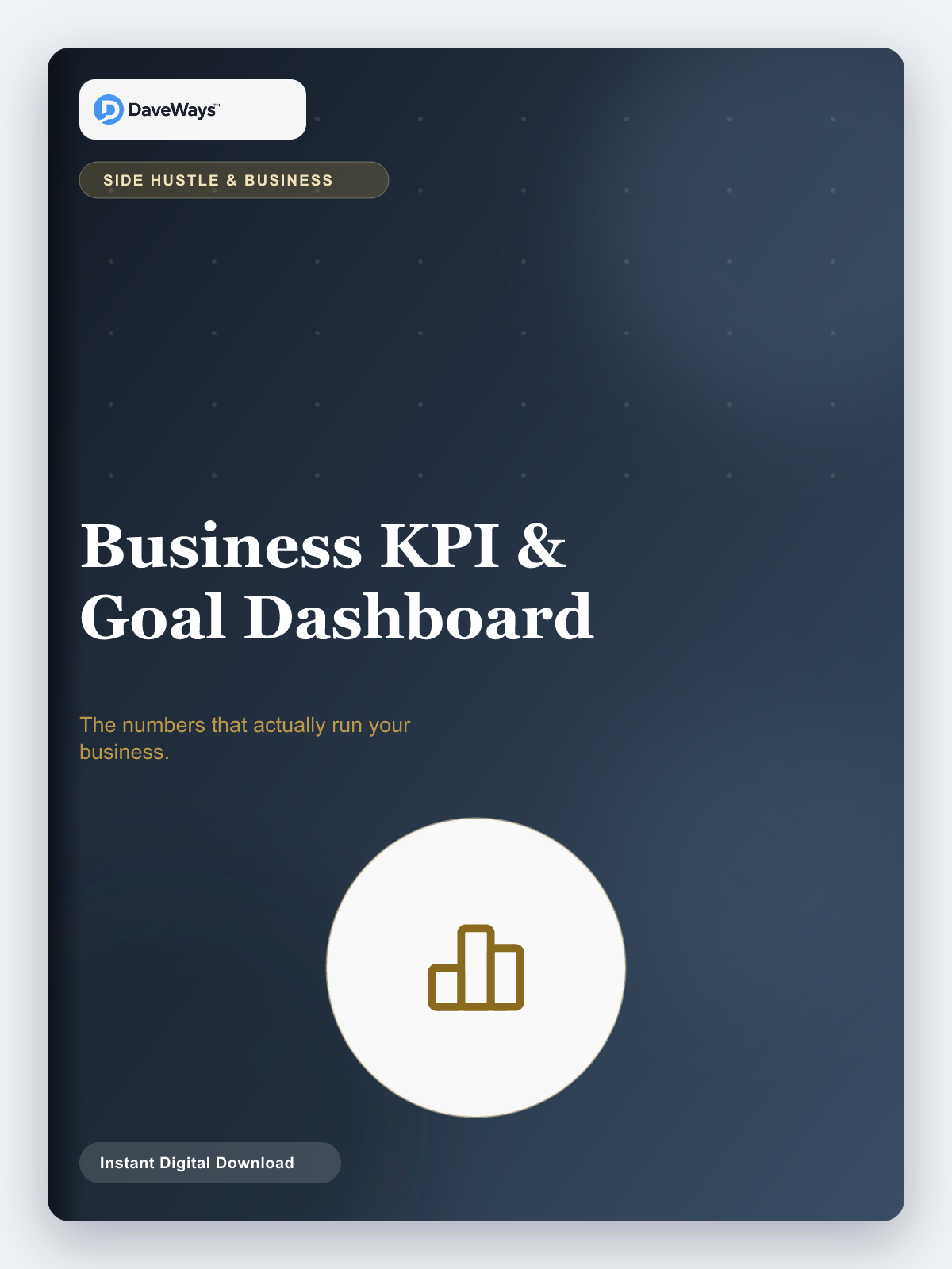 Business KPI & Tax-Adjusted Goal Dashboard (US) product cover