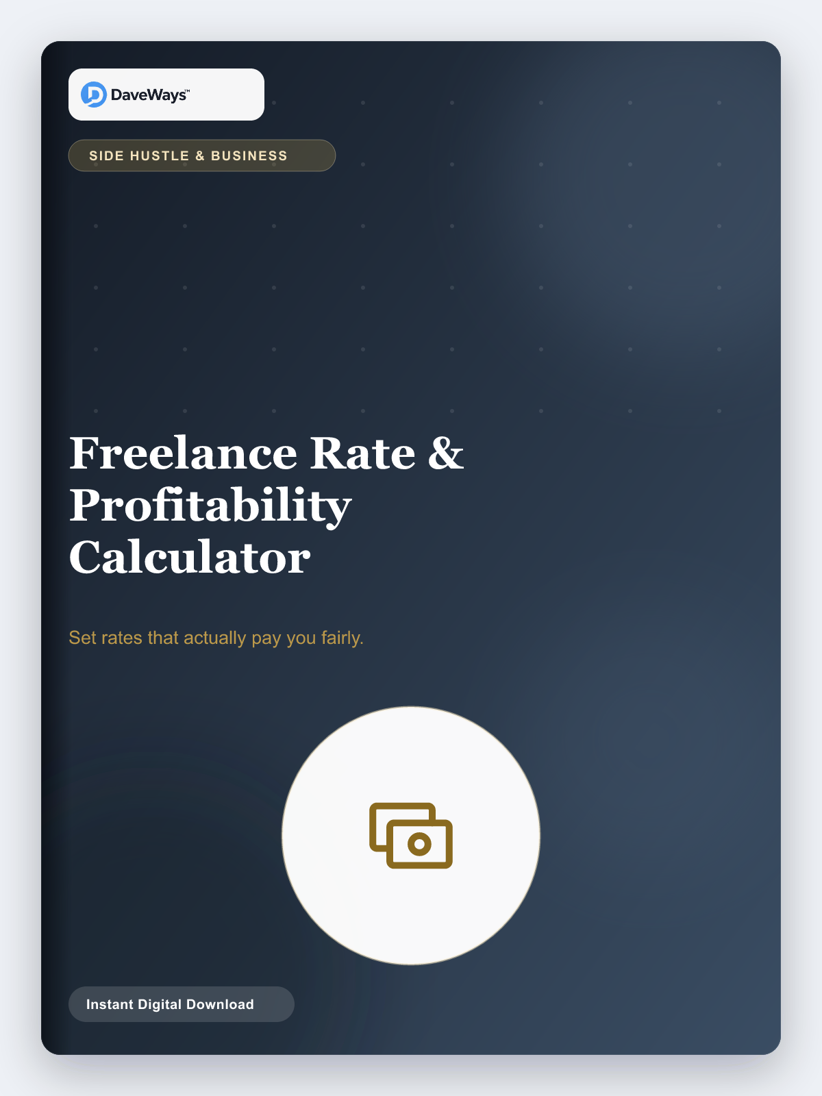 Freelance Rate & Profitability Calculator product cover
