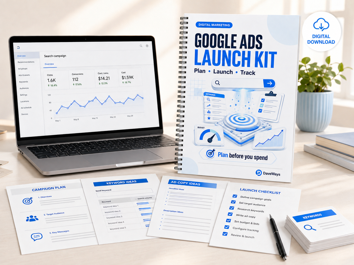 Google Ads Launch Kit product preview