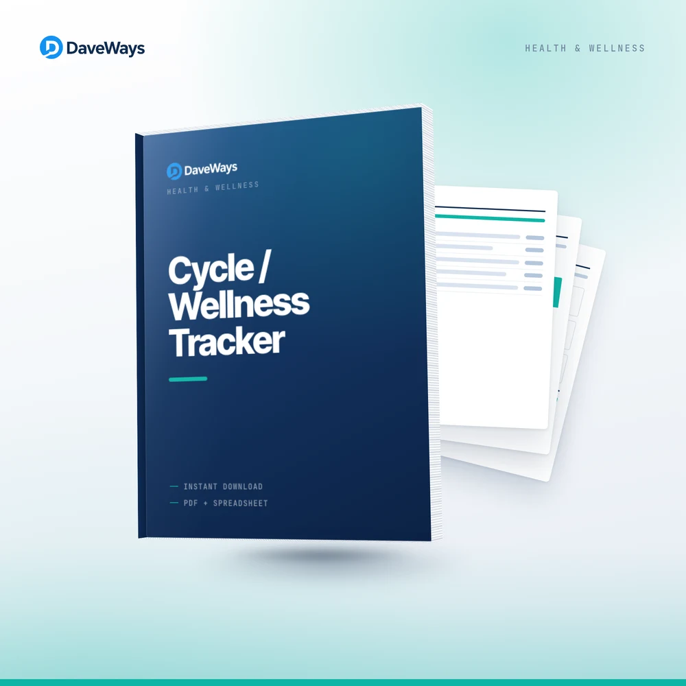 Cycle / Wellness Tracker product preview