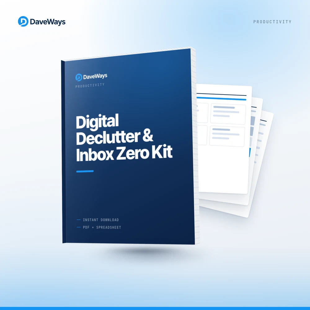 Digital Declutter & Inbox Zero Kit product preview
