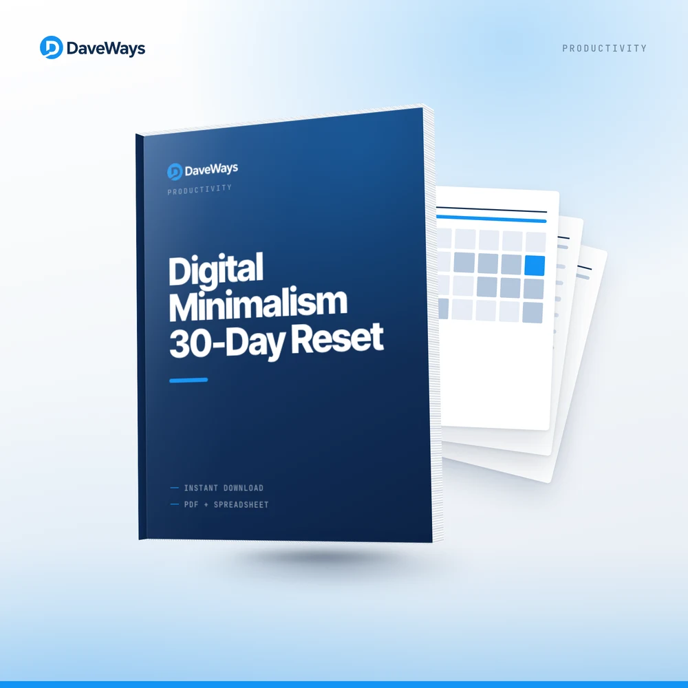 Digital Minimalism 30-Day Reset product preview
