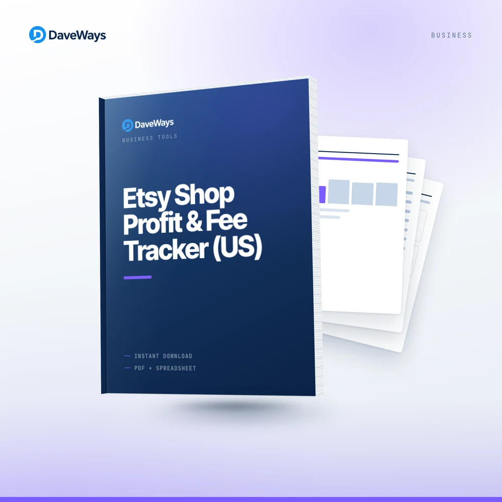 Etsy Shop Profit & Fee Tracker (US) product preview