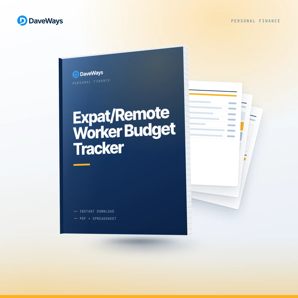 Expat/Remote Worker Budget Tracker cover, DaveWays