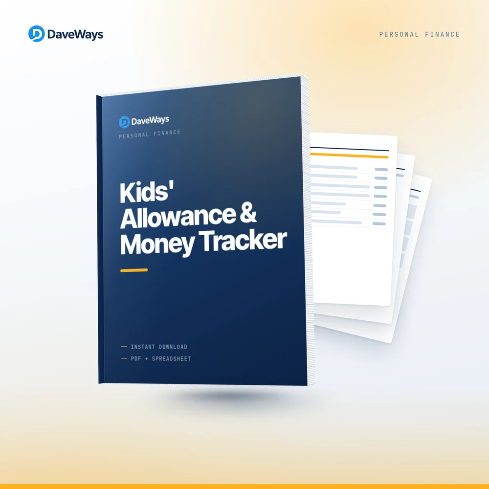 Kids' Allowance & Money Tracker cover, DaveWays