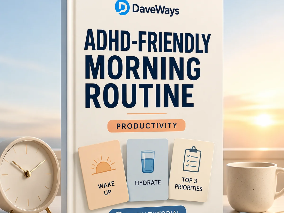 An ADHD-Friendly Morning Routine That Starts Small featured image