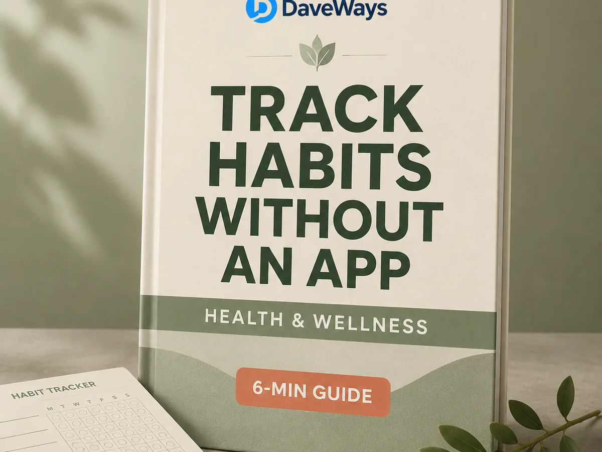 How to Track Habits Without an App featured image