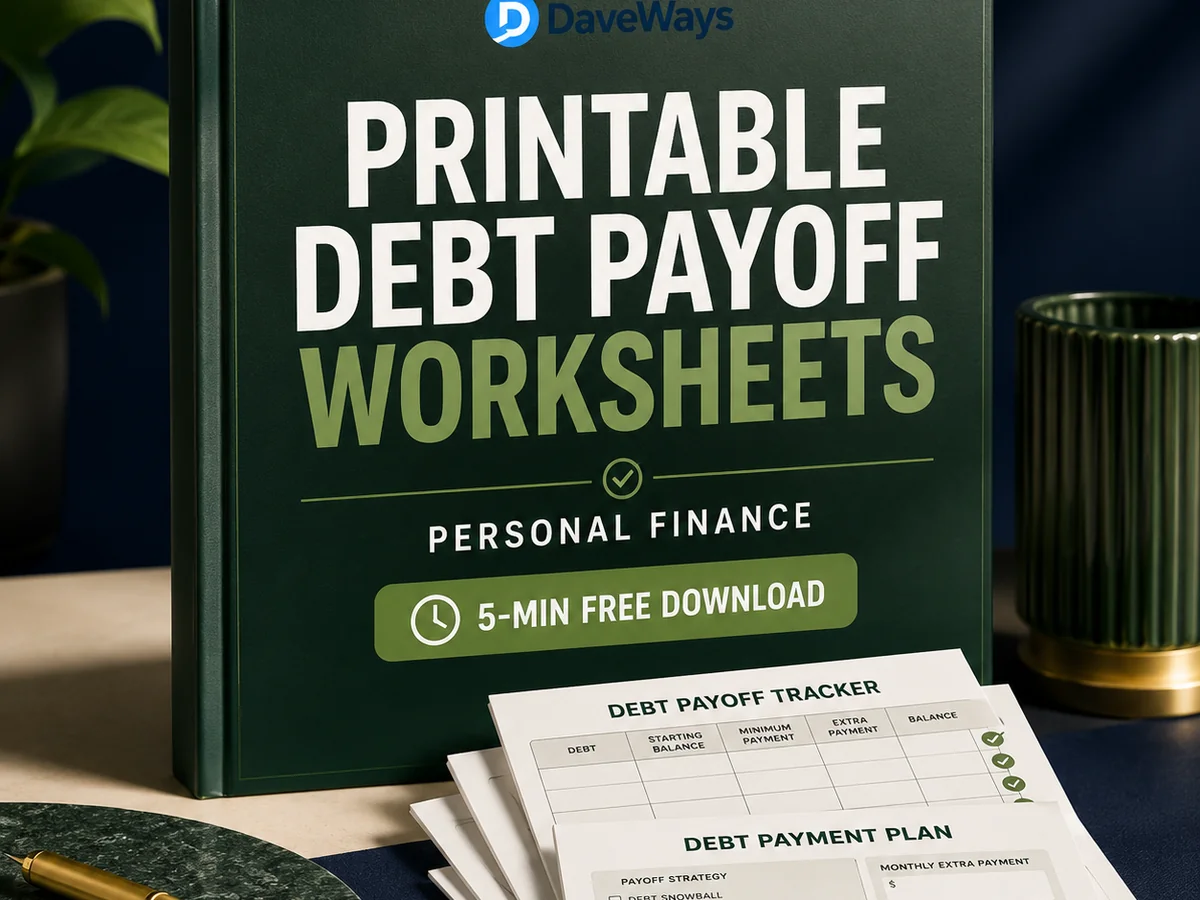 Printable Debt Payoff Worksheets (Free Download) featured image