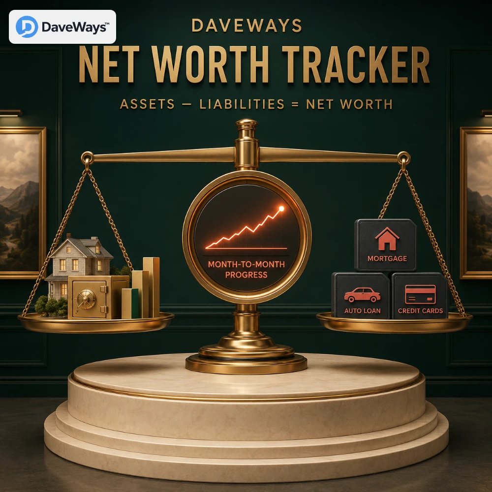 Net Worth Tracker product preview