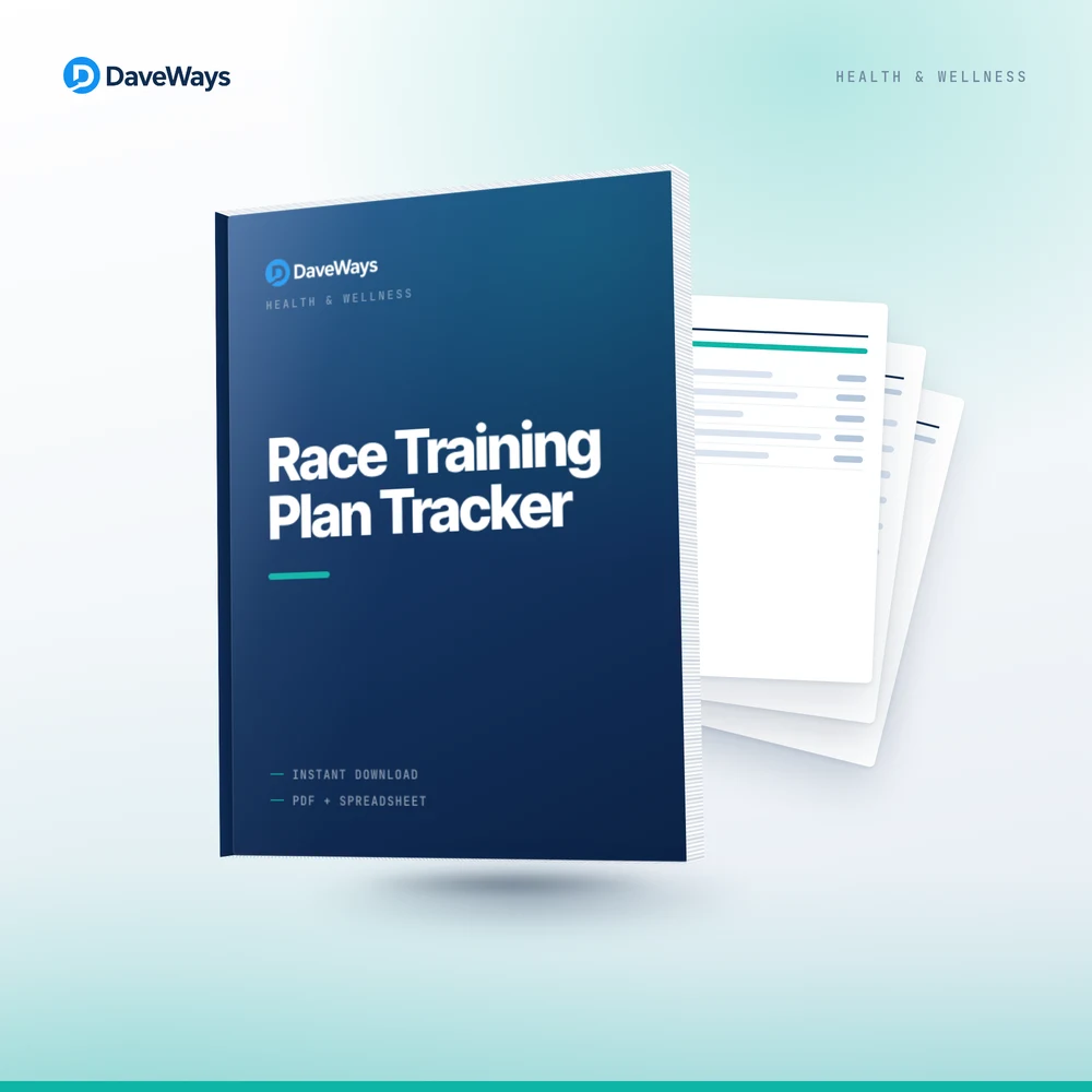 Race Training Plan Tracker cover, DaveWays