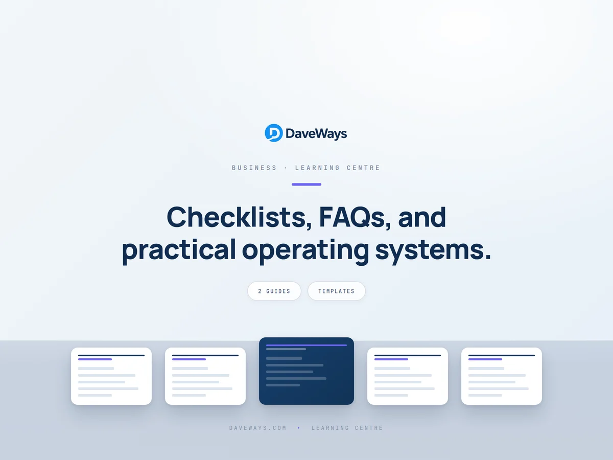 Checklists, FAQs, and practical operating systems.