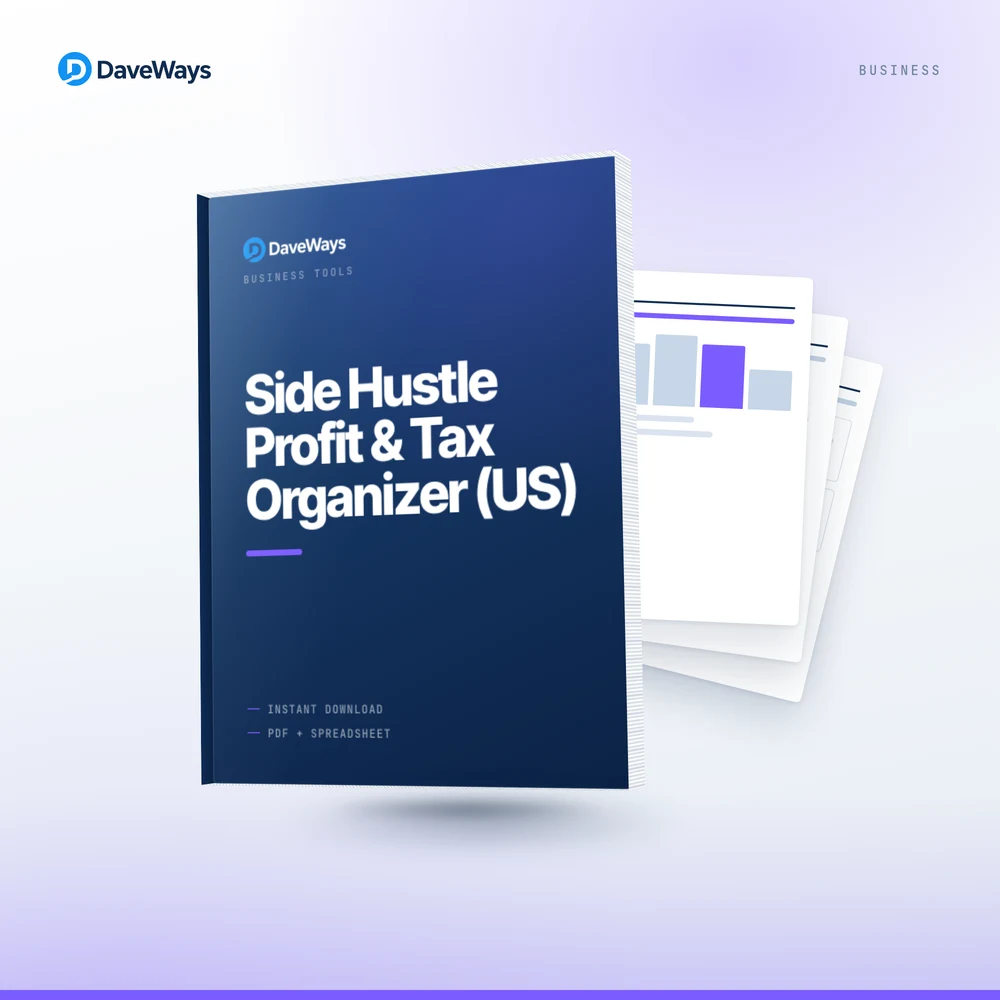 Side Hustle Profit & Tax Organizer (US) product preview