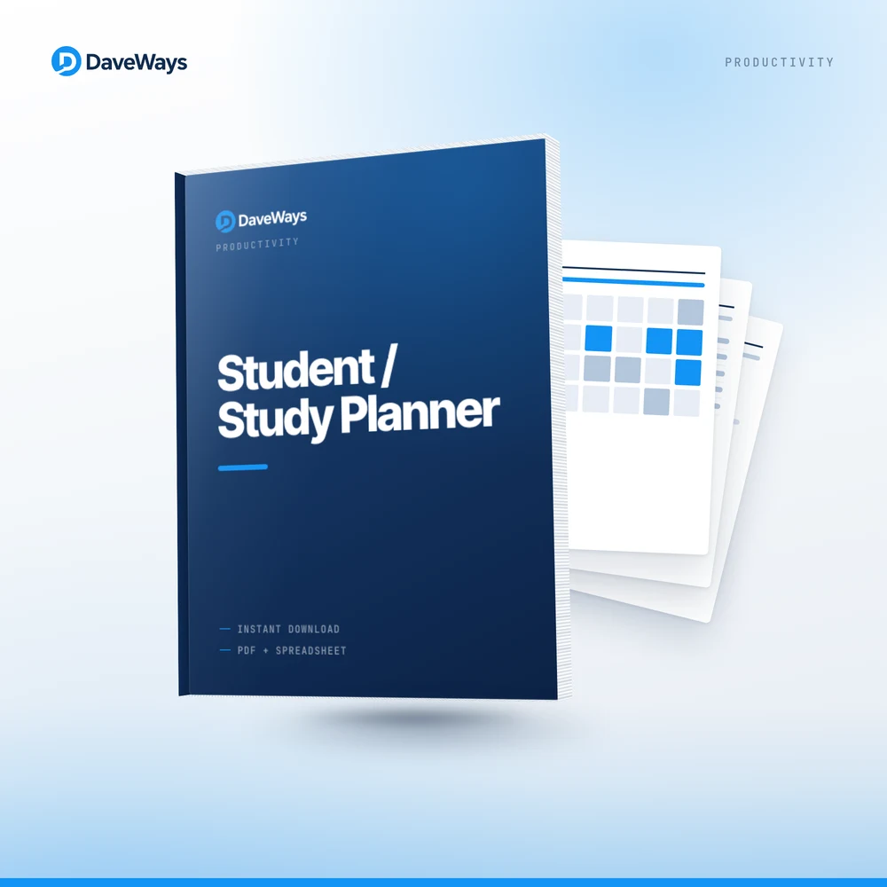 Student / Study Planner product preview