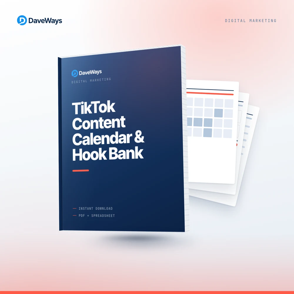 TikTok Content Calendar & Hook Bank product preview