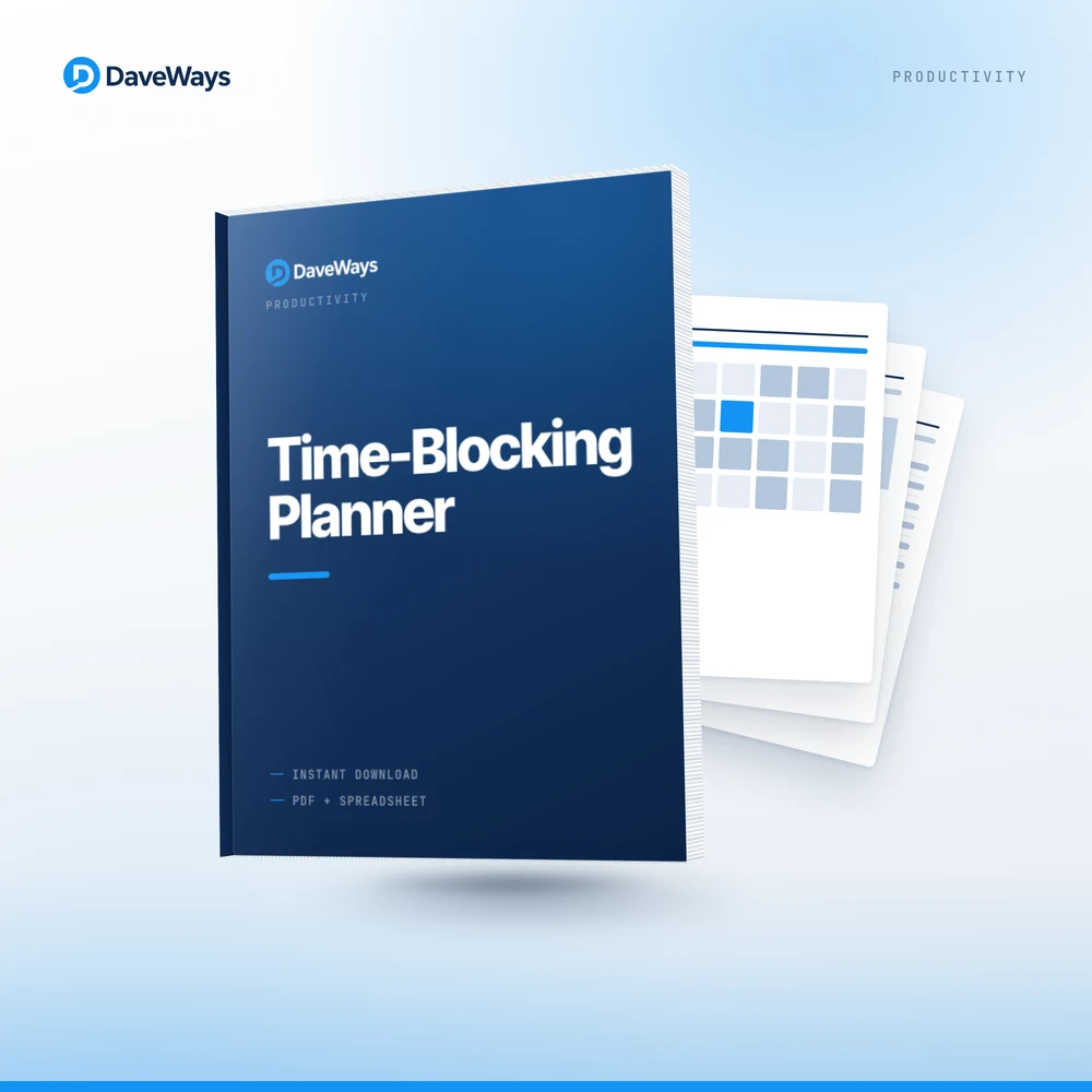 Time-Blocking Planner product preview