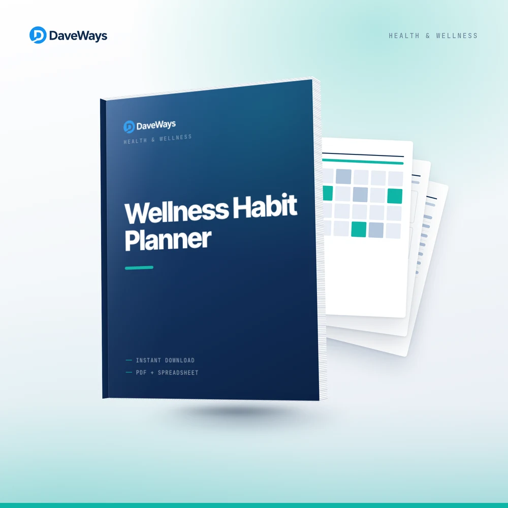 Wellness Habit Planner product preview
