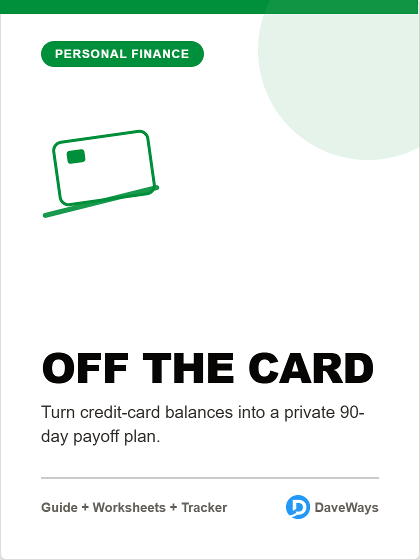 OFF THE CARD product preview