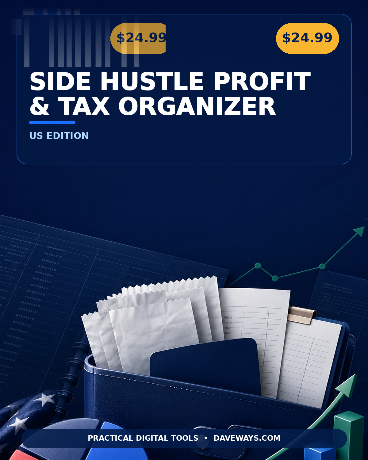 Side Hustle Profit & Tax Organizer product preview